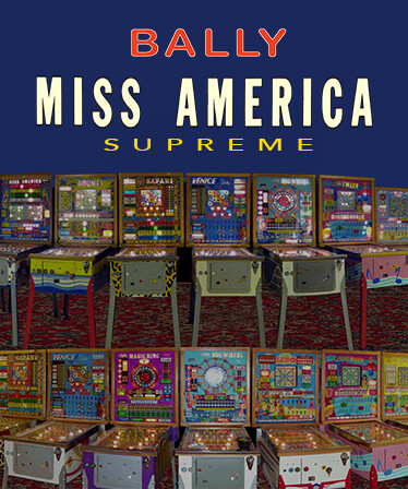 Bingo Pinball Gameroom - Bally Miss America Supreme