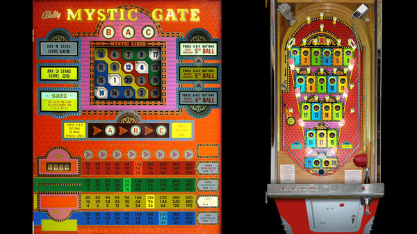 Bingo Pinball Gameroom - Bally Mystic Gate