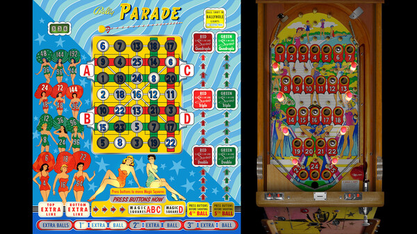 Bingo Pinball Gameroom - Bally Parade