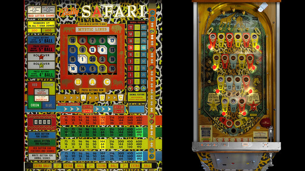 Bingo Pinball Gameroom - Bally Safari