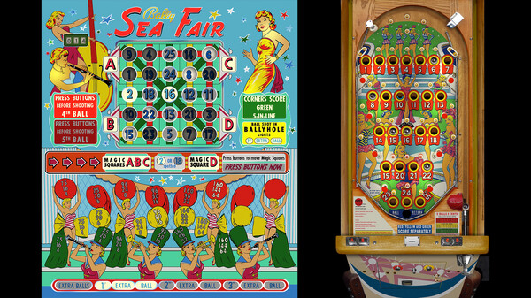 Bingo Pinball Gameroom - Bally Sea Fair