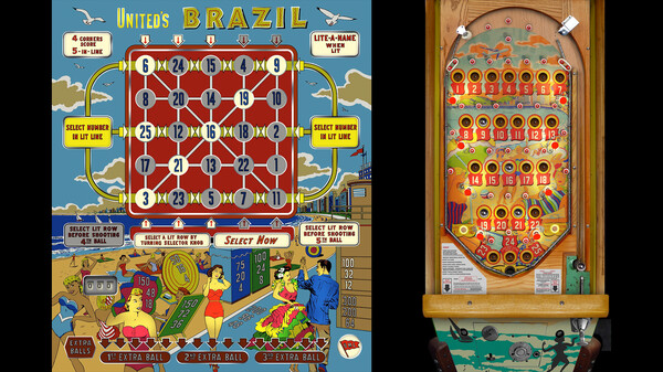 Bingo Pinball Gameroom - United Brazil