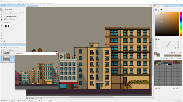 Lightcube Pixel Art Editor.