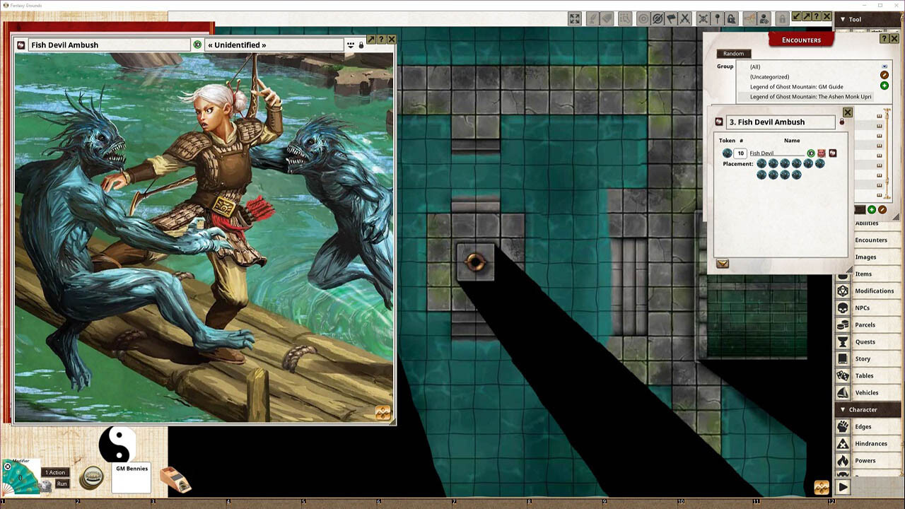Fantasy Grounds - The Ashen Monk Uprisingのスクリーンショット 1