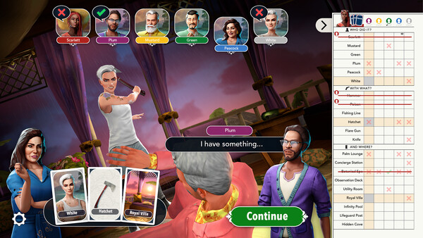 Clue/Cluedo: Black Adder Resort Crime Scene Bundle