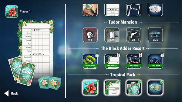 Clue/Cluedo: Tropical Pack