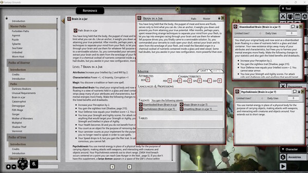 Fantasy Grounds - Shadow of the Demon Lord Master Paths of Shadow Bundle