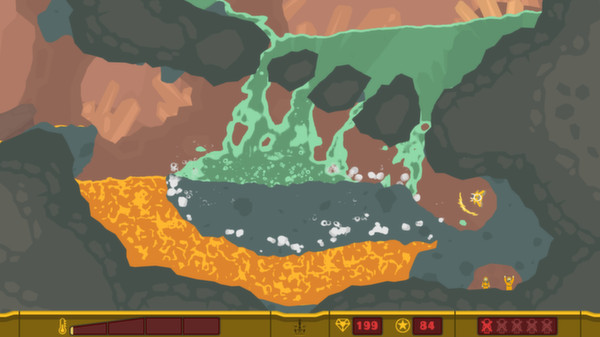 Screenshot z PixelJunk™ Shooter