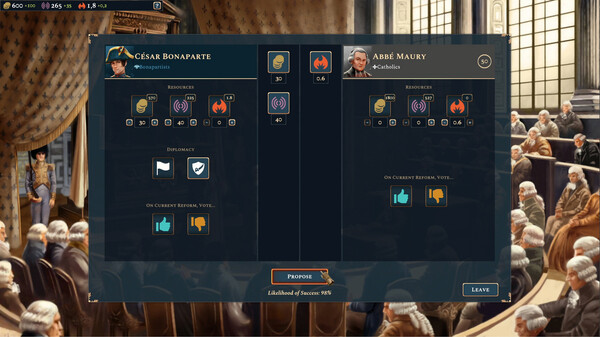 Screenshot z Bonaparte Screenshot z Bonaparte