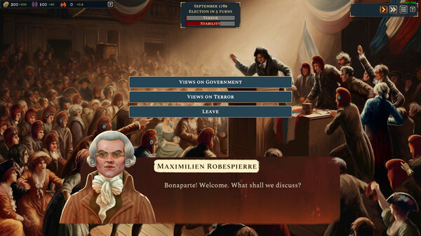 Screenshot z Bonaparte Screenshot z Bonaparte