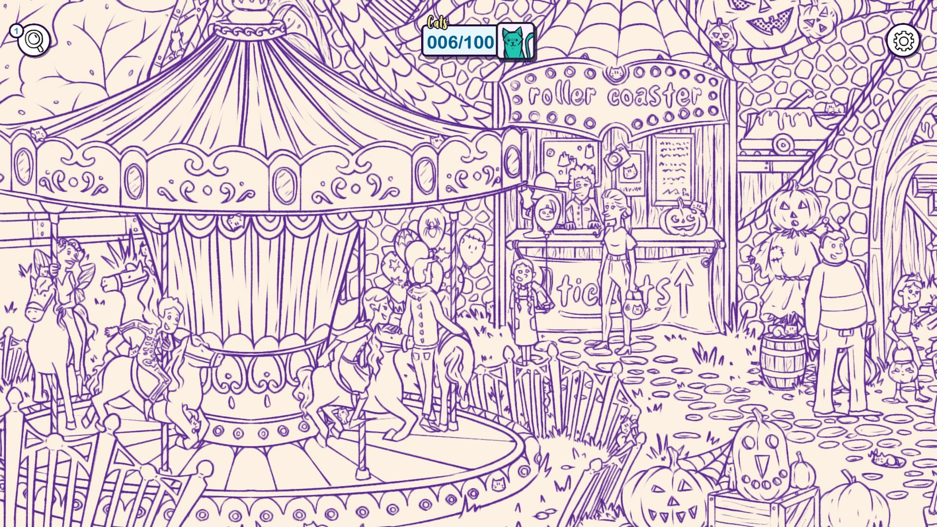 Hidden Cats in Spooky Town screenshot #8