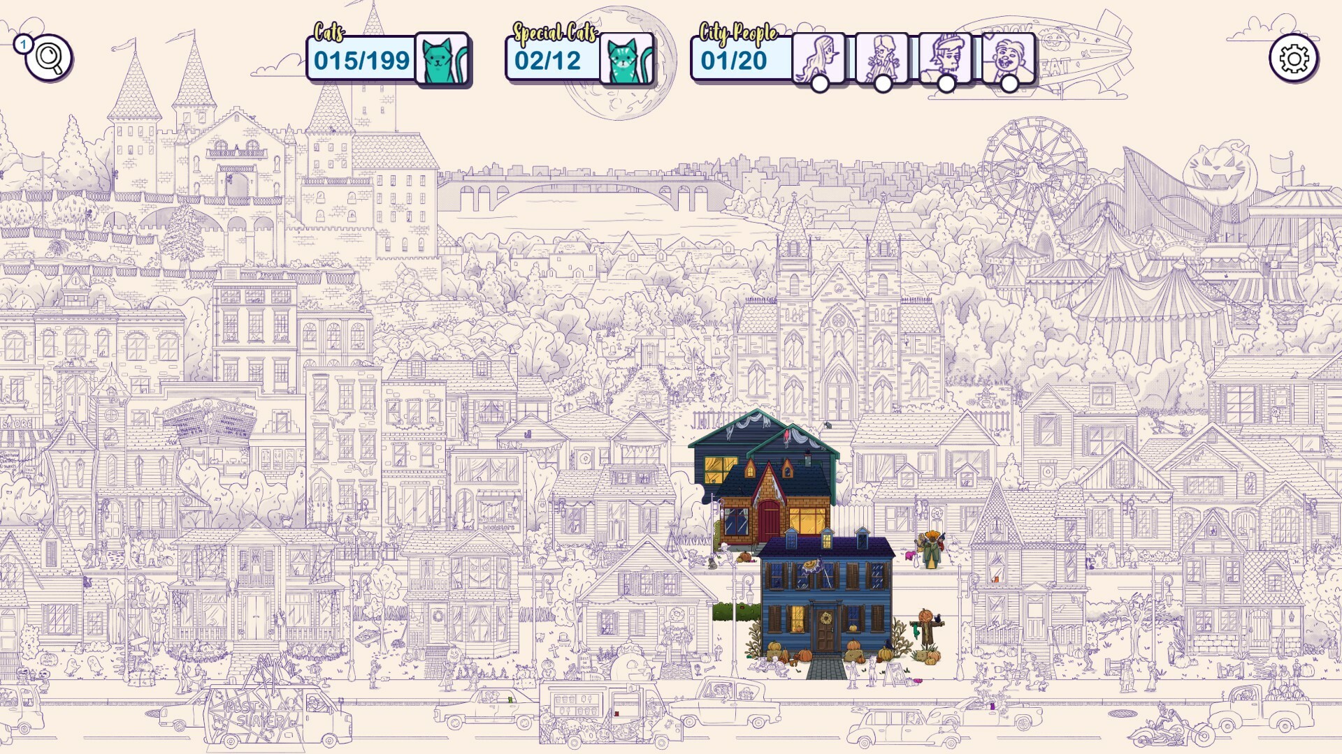 Hidden Cats in Spooky Town – Screenshot 5