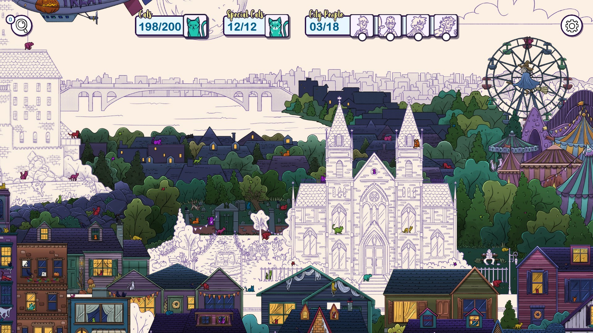 Hidden Cats in Spooky Town – Screenshot 3