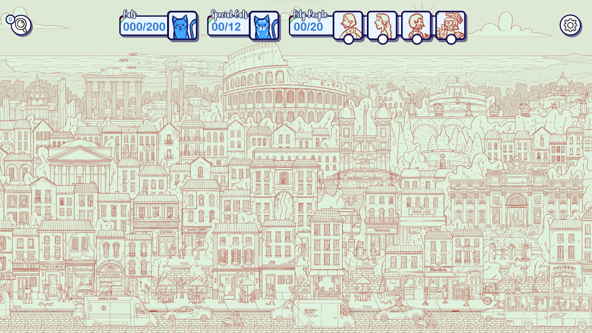 Hidden Cats in Rome screenshot #1