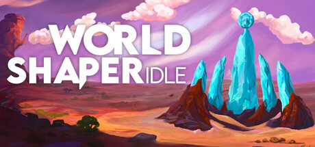 Steam header art for WorldShaper Idle
