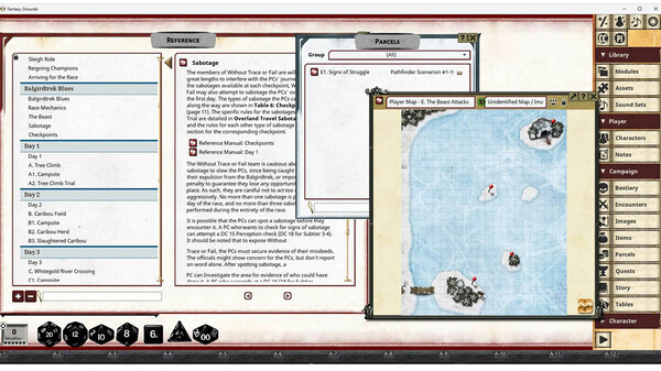 Fantasy Grounds - Pathfinder 2 RPG - Society Scenario #1-10: Tarnbreaker's Trail