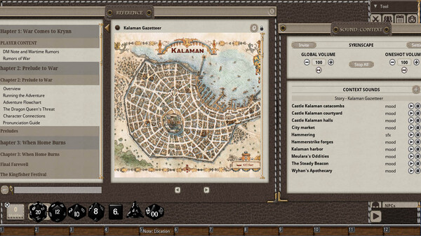 Fantasy Grounds - D&D Dragonlance Shadow of the Dragon Queen - Syrinscape Sound Link Pack