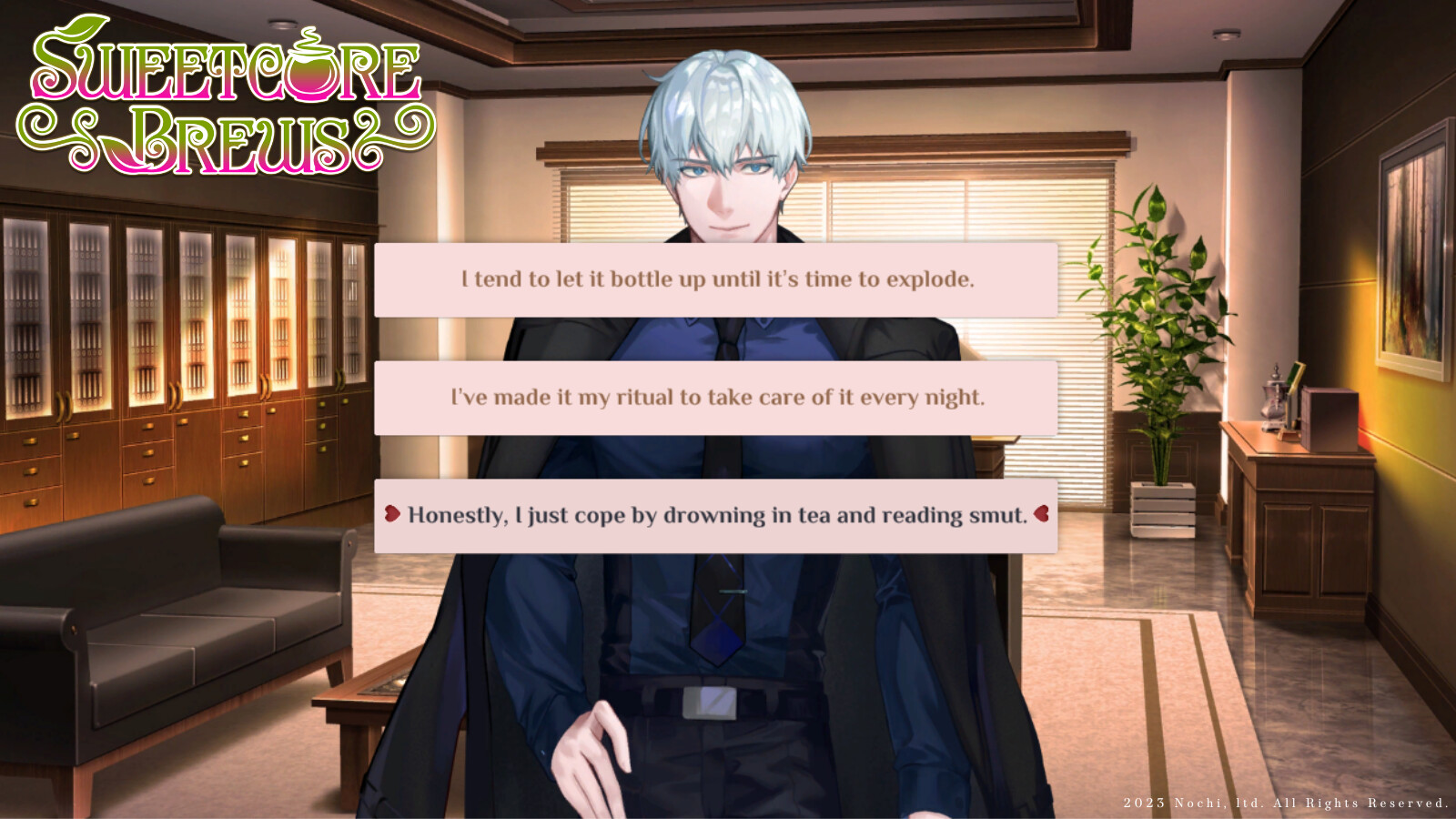 Sweetcore Brews - an otome game inspired by witchy sitcoms