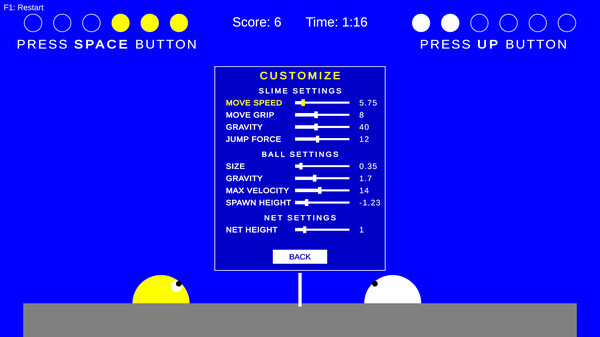 Screenshot 2 of Slime Volley - additional gameplay view