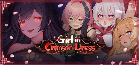 Girl in Crimson Dress - Tales of the demons in the mountain — Steam game cover