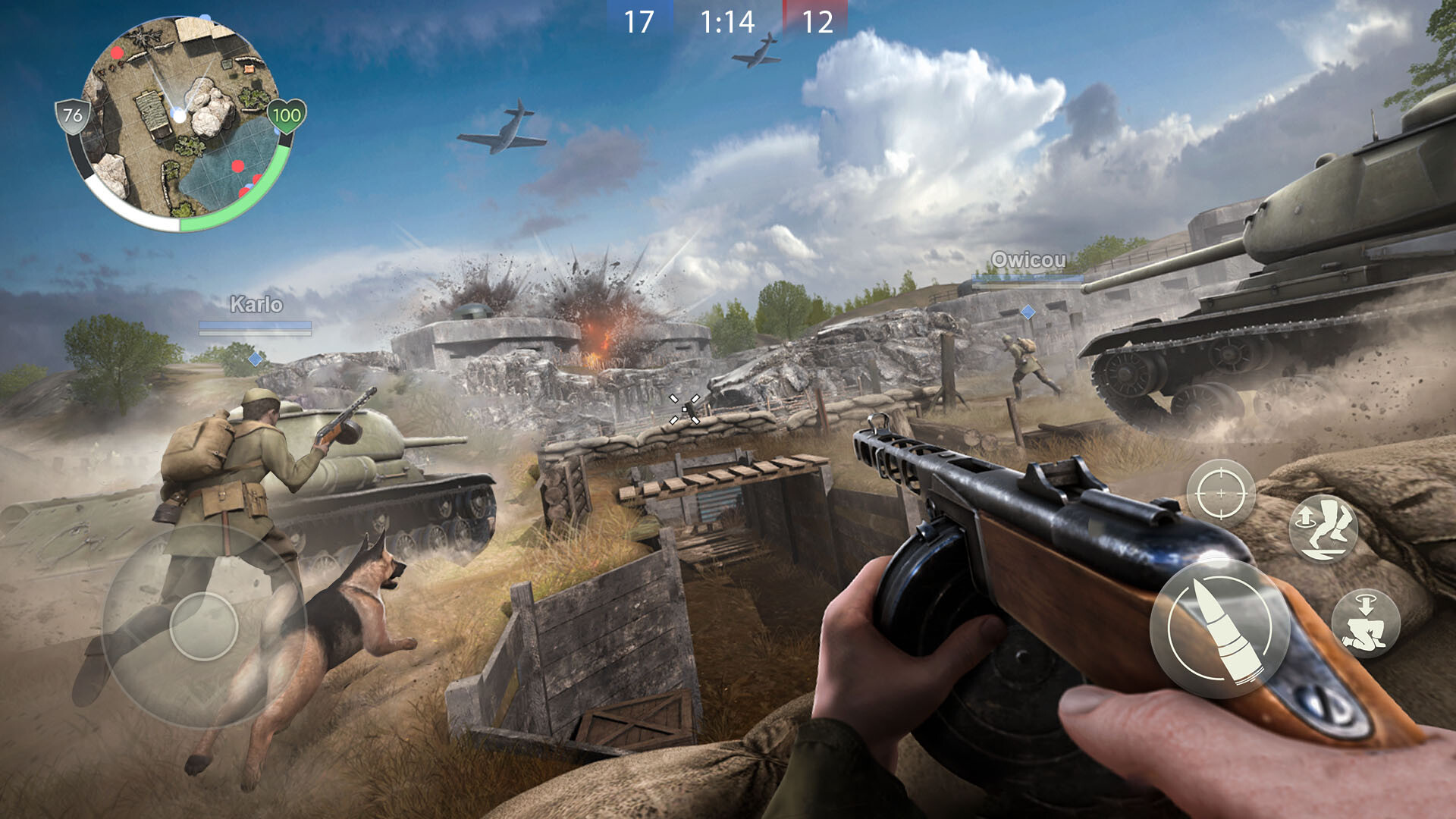 Frontline 1942: Battles of the World War 2 screenshot #5