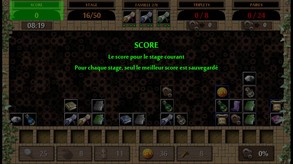 Mystical - Information écran de jeu