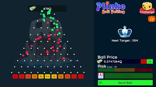 Plinko : Ball Falling 3D-2D