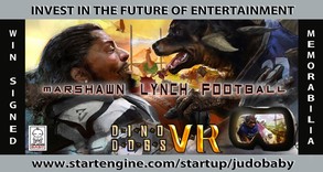 INVEST & WIN! DINO-DOGS FOOTBALL VR starring MARSHAWN LYNCH