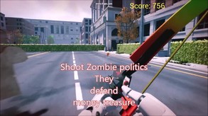 Mustache politics shooter gameplay video