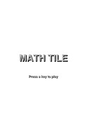MathTile