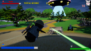 Lucky VS Aliens