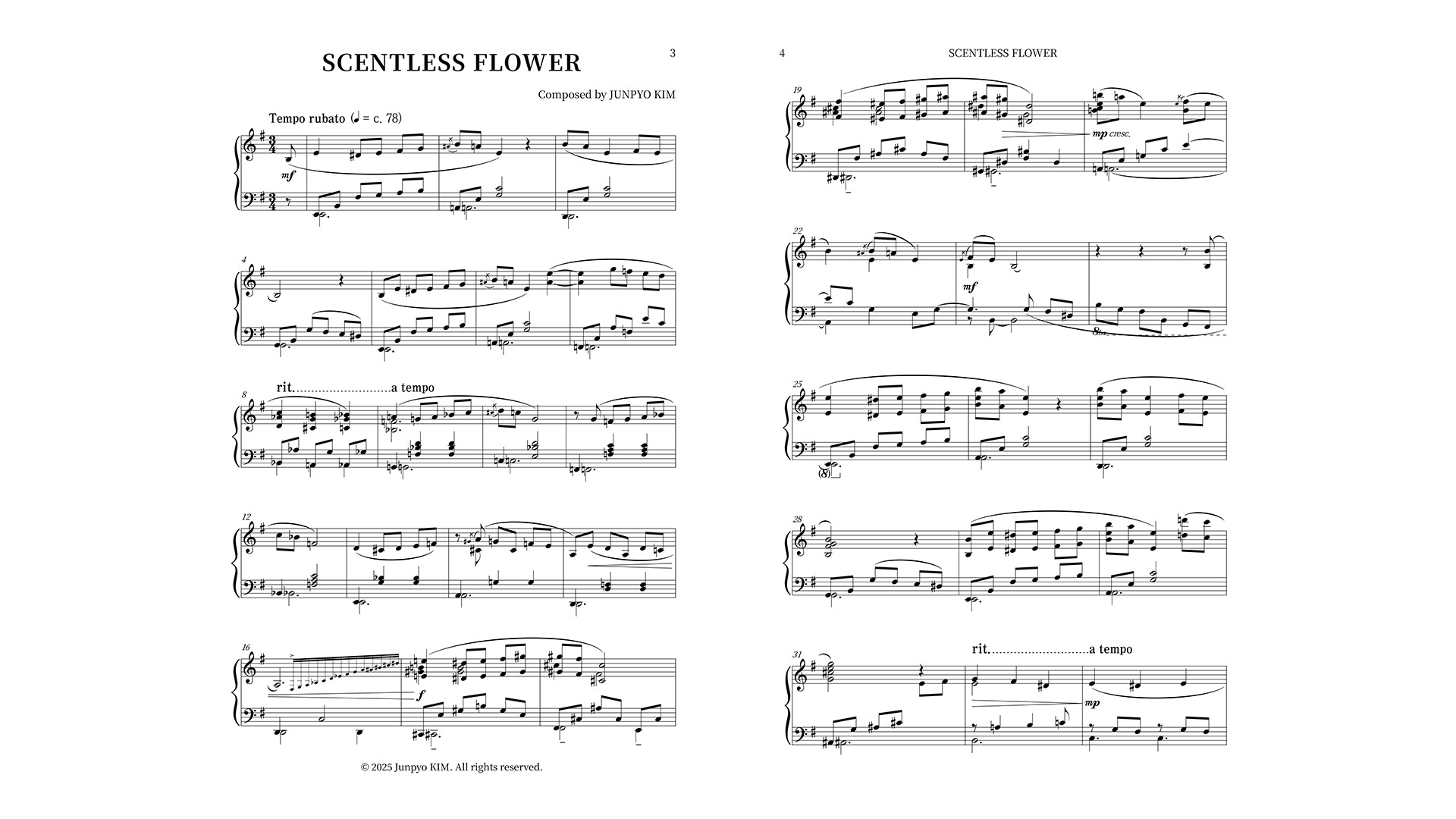 Flower in Us Piano Collections Featured Screenshot #1