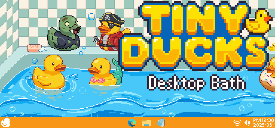Tiny Ducks: Desktop Bath cover art