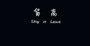 Stay or Leave / 留离
