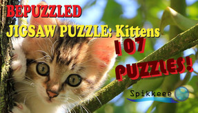 Bepuzzled Kittens Jigsaw Puzzle screenshot thumbnail video