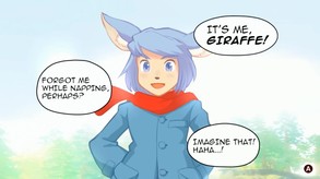 Giraffe and Annika screenshot thumbnail video