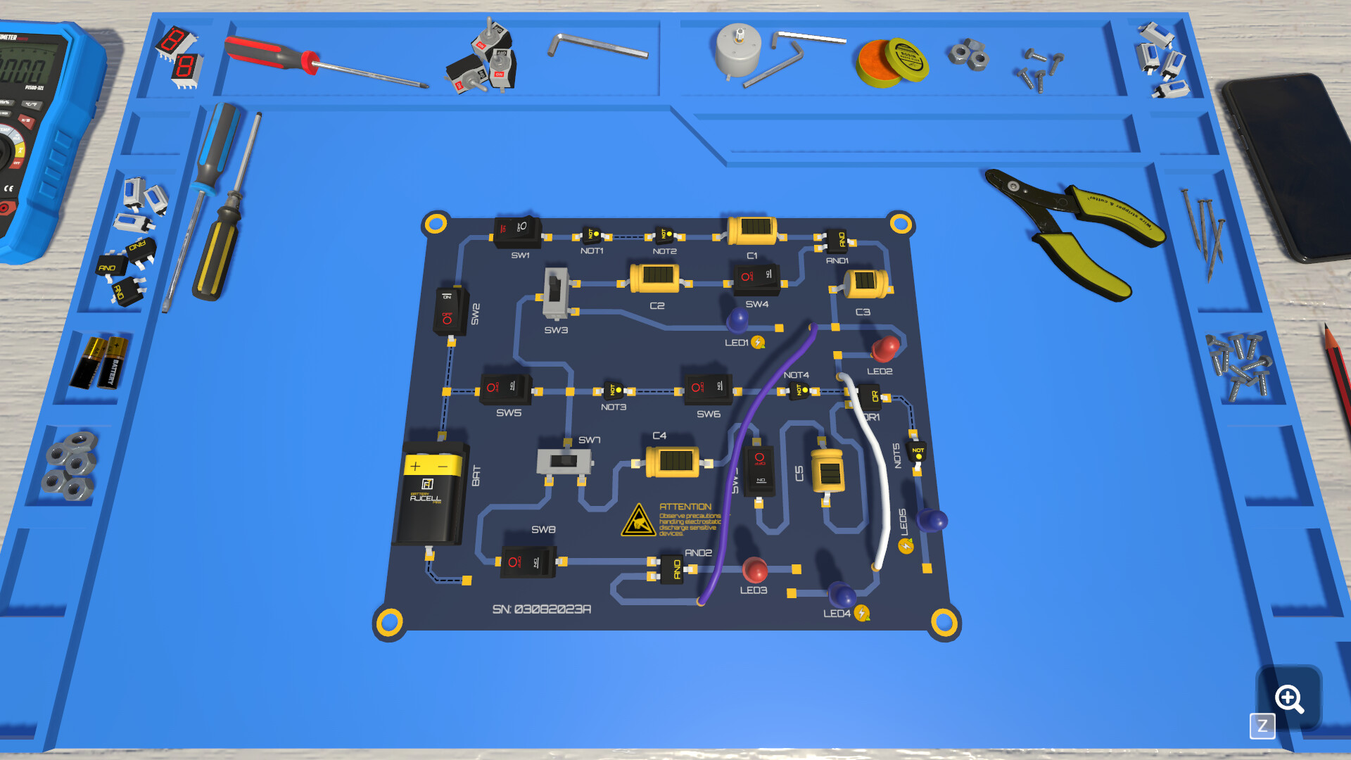 Electronics Puzzle Lab screenshot #5