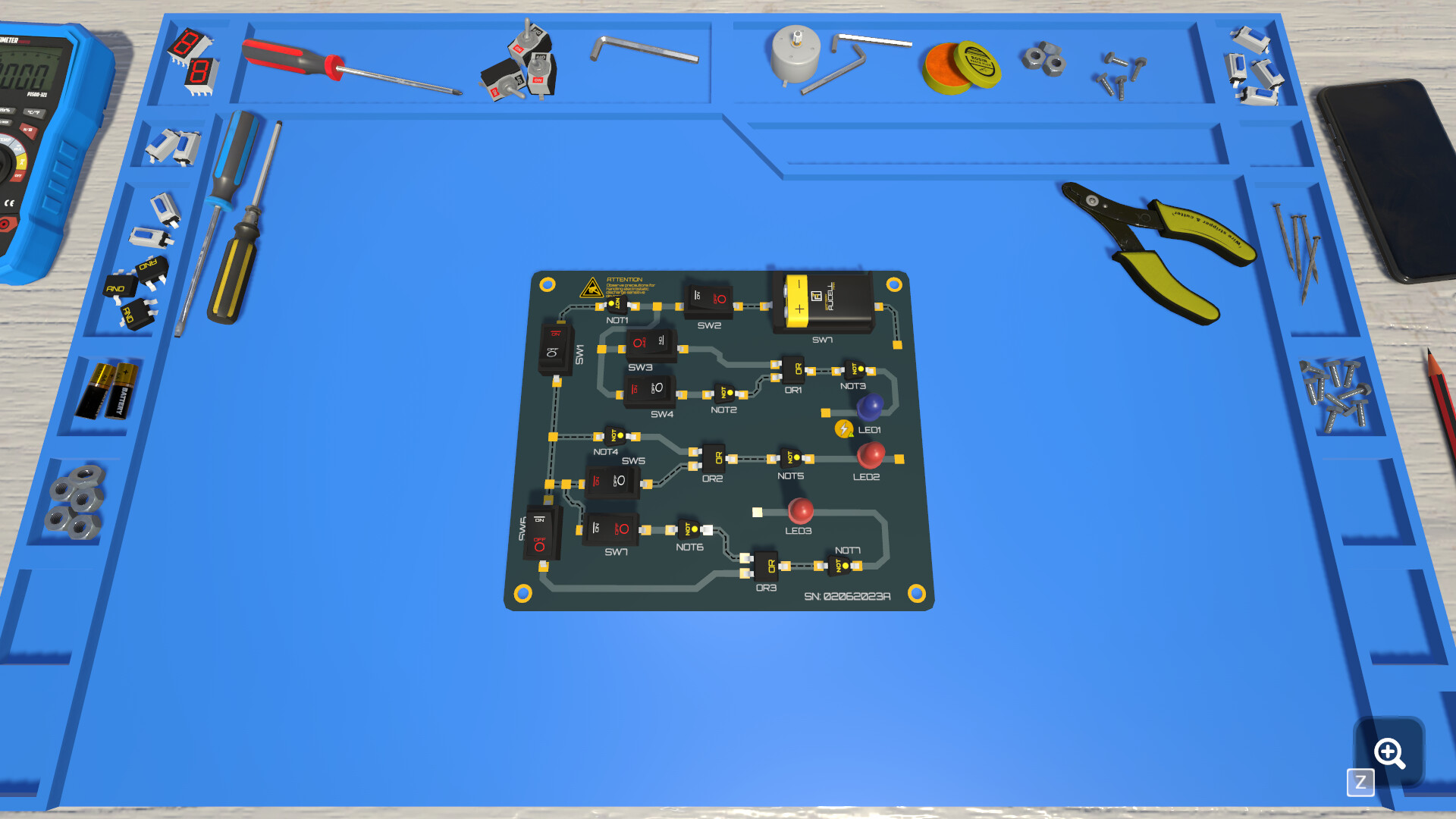 Electronics Puzzle Lab screenshot #1