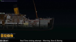 Titanic Sinking, Timelapse