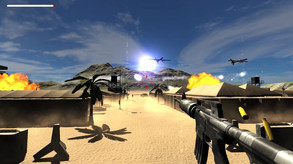 Swarm of drones attack