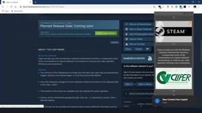 Cliper: A clipboard enhancement tool screenshot thumbnail video