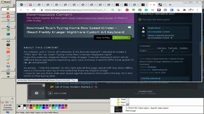 How to use Nightmare Keyboard video thumbnail for Touch Typing Home Row Speed Grinder - iReact Freddy Krueger Nightmare Custom Art Keyboard