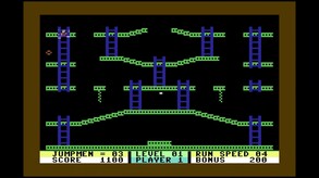 Jumpman (C64/MSDOS) screenshot thumbnail video