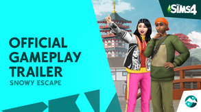 The Sims 4 Snowy Escape Expansion Pack screenshot thumbnail video