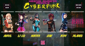 Hentai Nureta Puzzle Cyberpunk screenshot thumbnail video