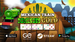 Mexican Train Dominoes Gold