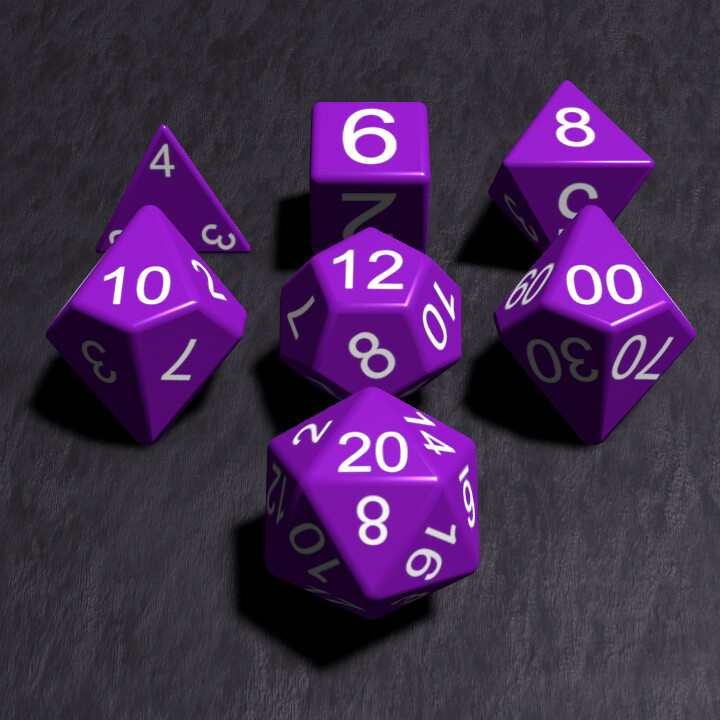 True Dice Roller - Violet Chroma Dice Featured Screenshot #1