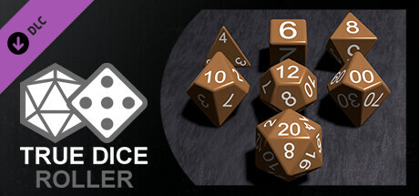 True Dice Roller - Caramel Pastel Dice banner image