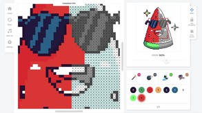 Pixel Art Coloring Book