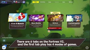 Fortress V2 — menu video thumbnail
